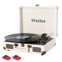 Toca-discos VINILOS Retro com Bluetooth e USB