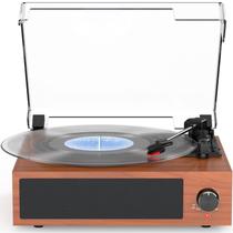 Toca-discos WOCKODER Vintage com alto-falantes embutidos Bluetooth Toca-discos WOCKODER Vintage com alto-falantes embutidos Bluetooth