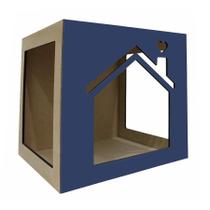 Toca Hello Pet de Parede Casinha Azul para Gatos