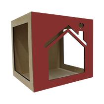 Toca Hello Pet de Parede Casinha Vermelha para Gatos Toca Hello Pet de Parede Casinha Vermelha para Gatos