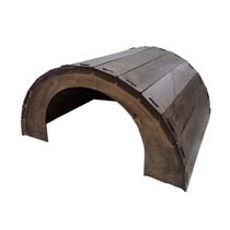 Toca Iglu Pet Grande Morapet para Coelhos Roedores e Répteis Cor:Nogueira