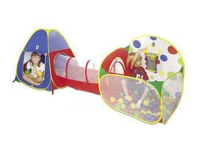 Toca Infantil 3 Em 1 Basket Ball Túnel Barraca Com Bolinhas Toca Infantil 3 Em 1 Basket Ball Túnel Barraca Com Bolinhas