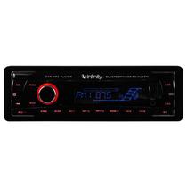 Toca Rádio Infinity Alpha 100 50W Usb Sd Aux Bluetooth Fm