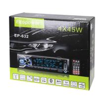 Toca Rádio MP3 Ecopower EP-632 - 25W - USB/AUX/SD - Bluetooth - FM