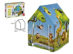 Toca Tenda Barraca Infantil Safari - Brincadeira De Criança - Brincadeira De Crianca