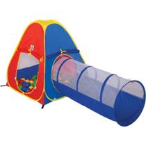 Toca Túnel 2 em 1 com 60 Bolinhas