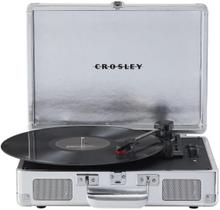 Tocadiscos Crosley CR8005F-SI Cruiser Plus Vintage Bluetooth de 3 Velocidades