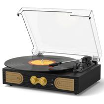 Tocadiscos DANFI AUDIO DF Bluetooth Vintage de Madera 3 Velocidades