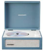 Tocadiscos portátil Crosley CR3517A-WB con reproductor de CD y Bluetooth