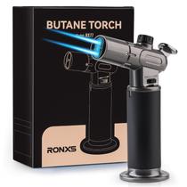Tocha de cozinha RONXS de butano recarregável com trava de segurança Tocha de cozinha RONXS de butano recarregável com trava de segurança