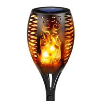 Tocha Solar GG ZON Luminária solar de 51 LEDs com Efeito Chama para Decoração de Jardim Tocha Solar GG ZON Luminária solar de 51 LEDs com Efeito Chama para Decoração de Jardim