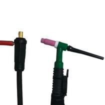 Tocha Solda Tig Su26 Corpo Silicone Gatilho Engate Rápido