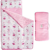 Toddler Nap Mat DuShow para meninas com cobertor e travesseiro de lã Toddler Nap Mat DuShow para meninas com cobertor e travesseiro de lã
