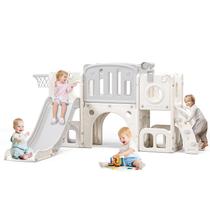 Toddler Slide YUYUE 8 em 1 com espaço de armazenamento para crianças de 1 a 8 anos Toddler Slide YUYUE 8 em 1 com espaço de armazenamento para crianças de 1 a 8 anos