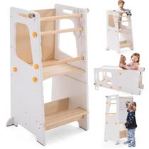 Toddler Standing Tower Gewitt com quadro branco e mesa/cadeira