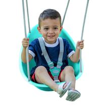 Toddler Swing Shurfer Coconut Outdoor Teal, capacidade de 50 kg