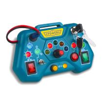 Toddler Toy Laiydontos LED Busy Board Montessori 1-3 anos