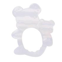 Toddlers Infants Baby Teething Toys Soft Silicone Fruit Teether Holder
