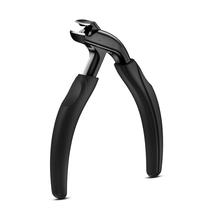 Toe Nail Clippers Baluca Curved Head para idosos, preto