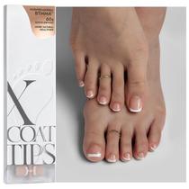 Toe Nail Tips btartbox nails XCOATTIPS Short French Nude 160 unidades Toe Nail Tips btartbox nails XCOATTIPS Short French Nude 160 unidades
