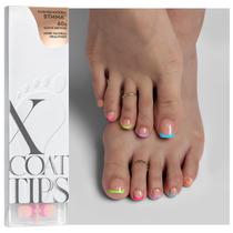 Toe Nail Tips btartboxnails XCOATTIPS Short Brighter Pastel
