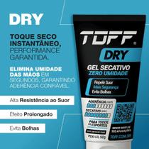 TOFF DRY Gel Secativo Antissuor Para Mãos 60g Toque Seco