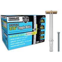 Toggle Bolt TOGGLER SNAPTOGGLE Heavy-Duty Drywall, pacote com 100