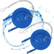 Toilet Flapper Replacement WINONLY, pacote com 2 polegadas, azul