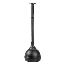 Toilet Plunger MDesign Hyde Collection com estojo de armazenamento preto Toilet Plunger MDesign Hyde Collection com estojo de armazenamento preto
