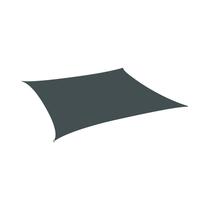 Toldo Cinza Impermeável Com Proteção Solar 98% UV Para Pátio Externo E Festas Com Corda Grátis