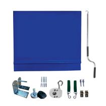 Toldo Cortina Azul - 2,80m x 2,90m - kit completo