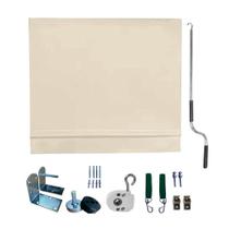Toldo Cortina Bege - 3,90m x 2,50m - kit completo Toldo Cortina Bege - 3,90m x 2,50m - kit completo