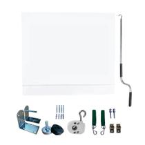 Toldo Cortina Branco - 1,80m x 2,00m - kit completo