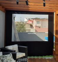 Toldo Cortina Retrátil completo para instalação: Várias Medidas - Lona com Alta resistência