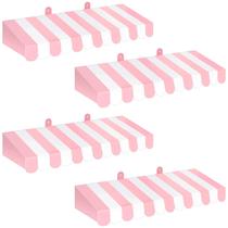 Toldo de decoração Boao Circus 3D Stripe Cardboard 60cm Toldo de decoração Boao Circus 3D Stripe Cardboard 60cm