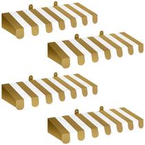 Toldo de decoração Boao Circus 3D Stripe Cardboard x4 Gold Toldo de decoração Boao Circus 3D Stripe Cardboard x4 Gold