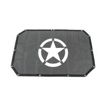 Toldo De Malha Preto Para Jeep Wrangler JK 2-4 Portas 2007-2017, Cobertura Isolante Para O Teto Do Toldo De Malha Preto Para Jeep Wrangler JK 2-4 Portas 2007-2017, Cobertura Isolante Para O Teto Do