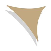 Toldo De Sombra Triangular Cinza Escuro Com 95% De Bloqueio UV E Bordas Curvas Para Jardim, Pátio E