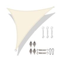 Toldo De Sombra Triangular Impermeável 5x5x5M 3x3x3M 2x2x2M Para Jardim, Pátio, Quintal, Camping E