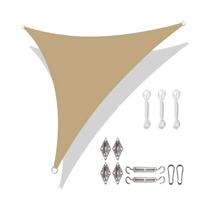 Toldo De Sombra Triangular Impermeável 5x5x5M 3x3x3M 2x2x2M Para Jardim, Pátio, Quintal, Camping E