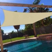 Toldo de Sombra Windscreen4less 61cm x 61cm Bege Bloqueio UV Toldo de Sombra Windscreen4less 61cm x 61cm Bege Bloqueio UV