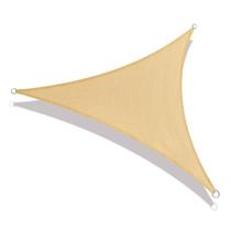 Toldo de vela triangular 3x3x3m branco impermeável