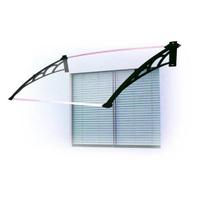 Toldo Fixo Versátil - 60 cm de avanço - Chapa Poliondas - p/ portas, janelas e ar-condicionado