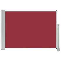 Toldo lateral VidaXL Tecido retangular vermelho de poliéster UV