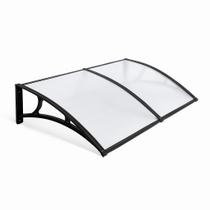 Toldo Policarbonato 1,00 x 70cm Preto Translúcido Cobertura Toldo Policarbonato 1,00 x 70cm Preto Translúcido Cobertura