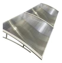 Toldo Policarbonato 100X70CM Branco e Translucido