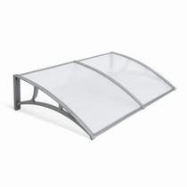 Toldo Policarbonato 1,00x70cm Cinza Translúcido Cobertura Toldo Policarbonato 1,00x70cm Cinza Translúcido Cobertura