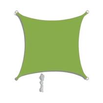 Toldo Retangular Impermeável Bege Com Proteção UV De 95% Para Pátio, Jardim, Quintal E Piscina