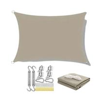 Toldo Retangular Impermeável Para Jardim, Terraço, Carro E Piscina - Lona De Sombreamento Para