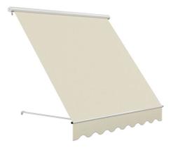 Toldo Retrátil Bege Importado 2,50x2,50m Com Manivela